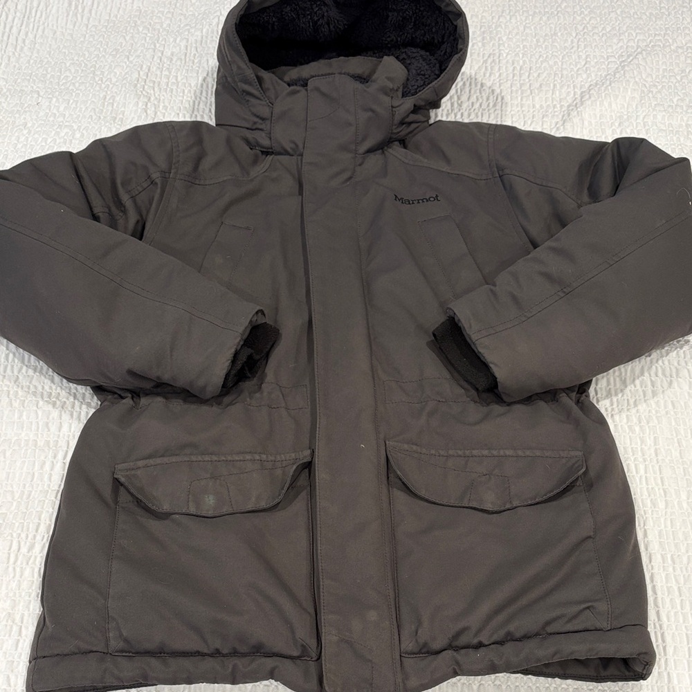Marmot Youth Down Filled Charcoal Insulated Parka